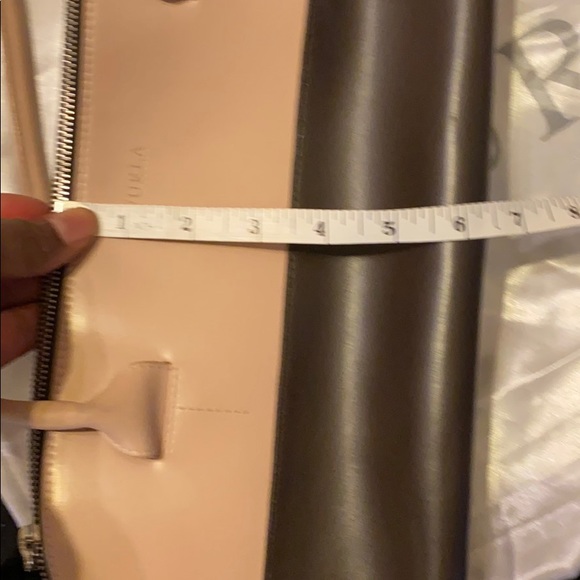 Blush and brown designer bag - Picture 8 of 8